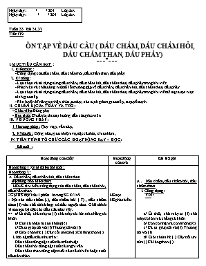 Giáo án Ngữ văn Lớp 6 - Tuần 33